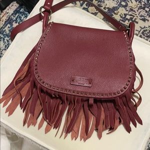 Valentino Rockstud Fringe Cross Body Bag